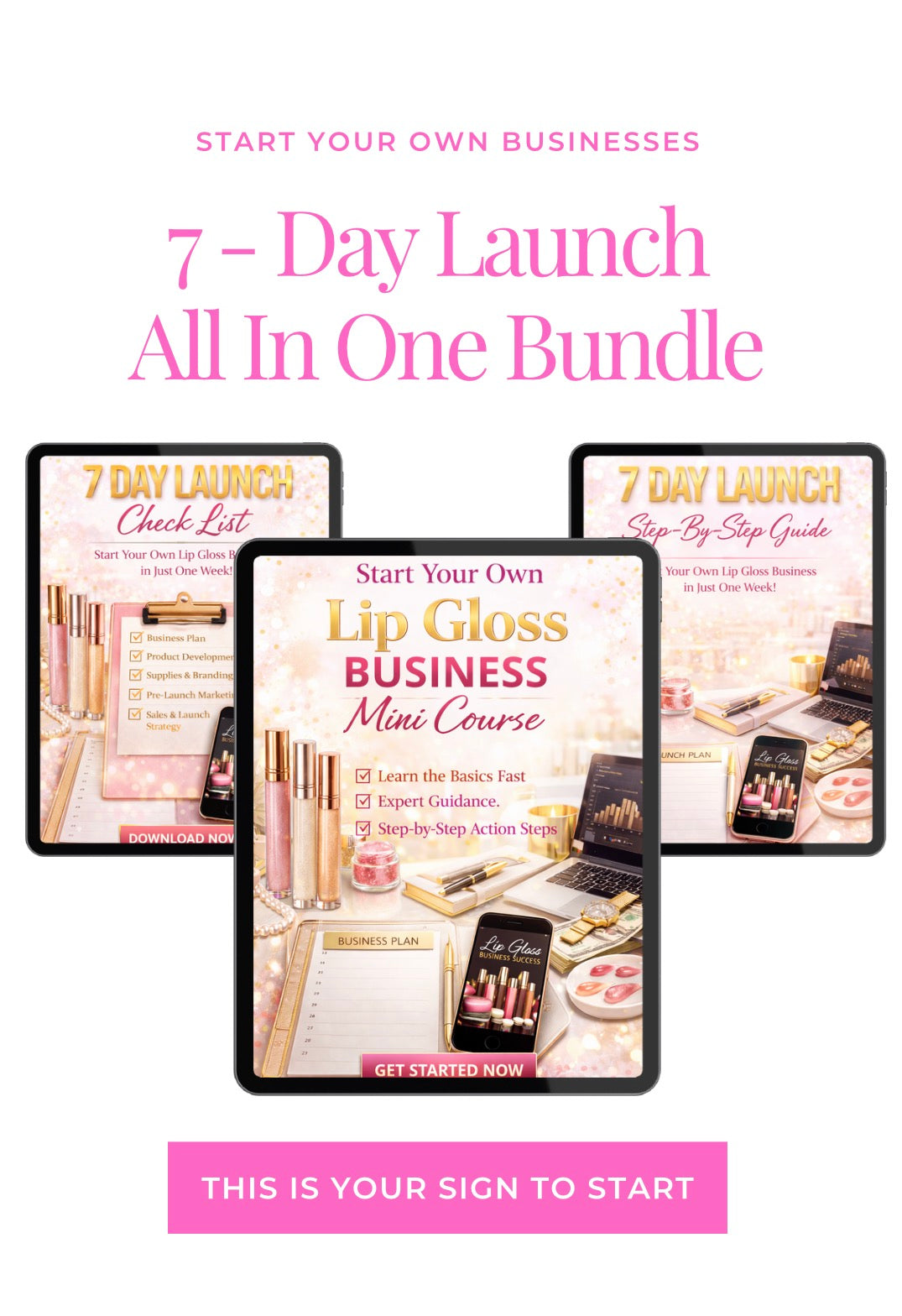 Start Your Own Lip-Gloss Business Mini Course